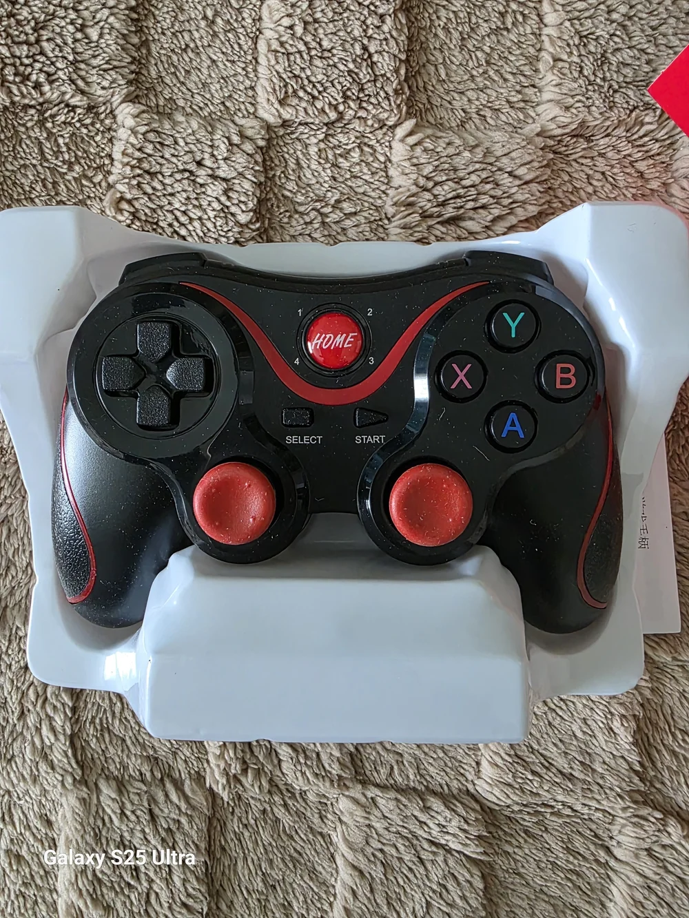 Wireless Game Controller - Black & Red